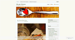 Desktop Screenshot of heartspoon.wordpress.com