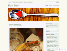 Tablet Screenshot of heartspoon.wordpress.com