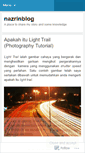 Mobile Screenshot of nazrinblog.wordpress.com