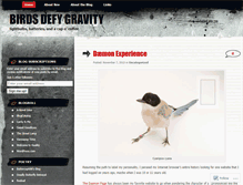 Tablet Screenshot of birdsdefygravity.wordpress.com