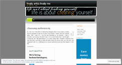 Desktop Screenshot of finallyartfulme.wordpress.com
