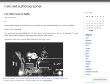 Tablet Screenshot of iamnotaphotographer.wordpress.com