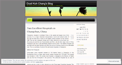 Desktop Screenshot of dusitkohchang.wordpress.com