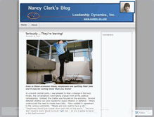 Tablet Screenshot of nancylclark.wordpress.com