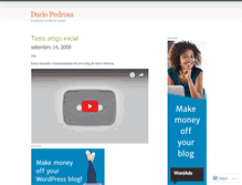 Tablet Screenshot of dariopedrosa.wordpress.com