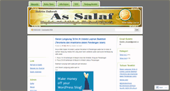Desktop Screenshot of buletinassalaf.wordpress.com