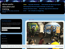 Tablet Screenshot of divineworks.wordpress.com
