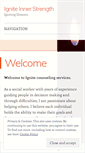 Mobile Screenshot of igniteinnerstrength.wordpress.com