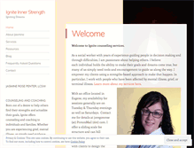 Tablet Screenshot of igniteinnerstrength.wordpress.com