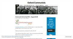 Desktop Screenshot of oxfordcommunists.wordpress.com