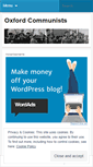 Mobile Screenshot of oxfordcommunists.wordpress.com