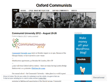 Tablet Screenshot of oxfordcommunists.wordpress.com
