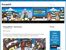 Tablet Screenshot of cpclubpenguinscheatcp.wordpress.com