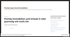 Desktop Screenshot of floridacapecoralinfo.wordpress.com