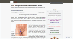 Desktop Screenshot of caramengobatiusuturunsecaraalami.wordpress.com