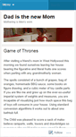 Mobile Screenshot of dadisthenewmom.wordpress.com