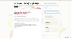 Desktop Screenshot of ahmetuludag.wordpress.com