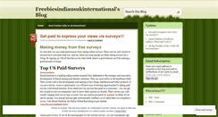 Desktop Screenshot of freebiesindiausukinternational.wordpress.com