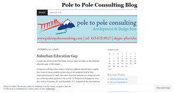 Desktop Screenshot of poletopoleconsulting.wordpress.com