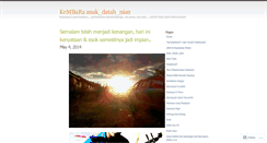 Desktop Screenshot of anakdatahnian.wordpress.com