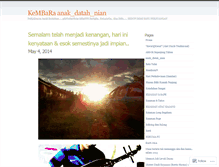 Tablet Screenshot of anakdatahnian.wordpress.com
