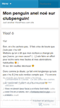 Mobile Screenshot of monpenguin.wordpress.com