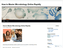 Tablet Screenshot of mastermicrobiologyonline.wordpress.com