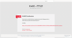 Desktop Screenshot of k48e.wordpress.com