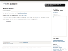 Tablet Screenshot of freshsqueezedlife.wordpress.com