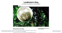 Desktop Screenshot of landfraeulein.wordpress.com