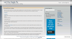 Desktop Screenshot of lettheeaglefly.wordpress.com