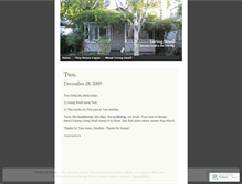 Tablet Screenshot of livingsmall.wordpress.com