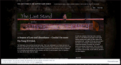 Desktop Screenshot of laststandatthessr.wordpress.com