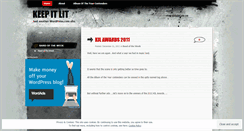 Desktop Screenshot of keepitlit.wordpress.com