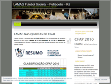 Tablet Screenshot of lamagfc.wordpress.com