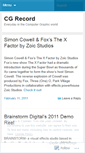 Mobile Screenshot of cgrecord.wordpress.com