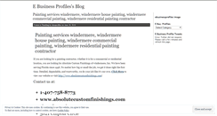 Desktop Screenshot of ebusprofiles.wordpress.com