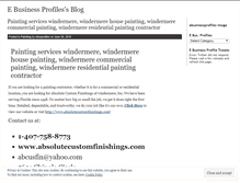 Tablet Screenshot of ebusprofiles.wordpress.com