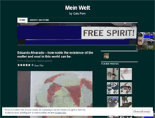 Tablet Screenshot of meinwelt.wordpress.com