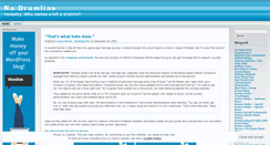 Desktop Screenshot of nodrumlins.wordpress.com