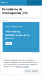 Mobile Screenshot of periodismodeinvestigacion.wordpress.com