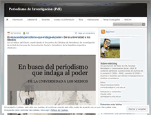 Tablet Screenshot of periodismodeinvestigacion.wordpress.com