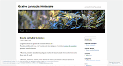 Desktop Screenshot of grainecannabisfeminisee.wordpress.com