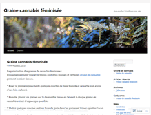 Tablet Screenshot of grainecannabisfeminisee.wordpress.com