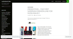 Desktop Screenshot of muslimahanie.wordpress.com