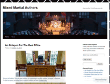 Tablet Screenshot of mmauthor.wordpress.com