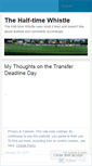 Mobile Screenshot of halftimewhistle.wordpress.com