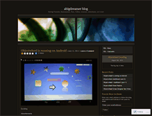 Tablet Screenshot of abigdreamer.wordpress.com