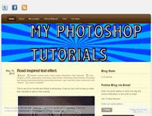 Tablet Screenshot of myphotoshopsite.wordpress.com