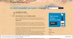 Desktop Screenshot of prayerwarrior13.wordpress.com